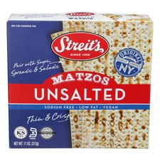 Matzo Unsalted 11 Oz(Case Of 12) By Streits