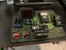 Camera Accessories Lot Leica Battery LightPix Flash SanDisk CF NP-F AS-IS