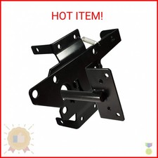 Self-Locking Gate Latch Heavy Duty Post Mount Automatic Gravity Lever Wood/PVC F