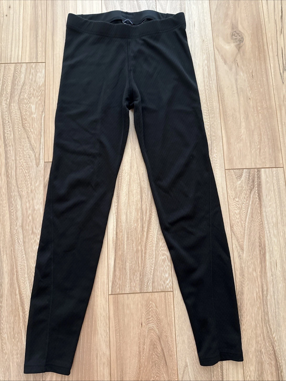Patagonia Capilene Black Baselayer Bottom Kids L 12 Yrs Great Condition