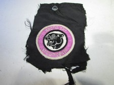 3" Vintage Snowmobile Arctic Cat purple round patch RTEAL THING! Original! NICE