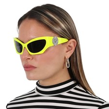 Versace Dark Grey Cat Eye Ladies Sunglasses VE4450 541887 60 VE4450 541887 60