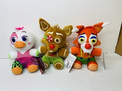 FUNKO PLUSH Five Nights at Freddy's Holiday Foxy Chica Security Breach With Tags