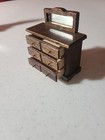 Concord Miniatures Dollhouse  1:12 Scale 3 Drawer Dresser With Mirror — photo 8