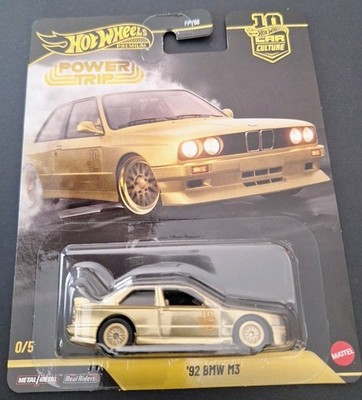 ホットウィール　カーカルチャー　チェイスカー「'92  M3」 Hot Wheels Premium Car Culture Power Trip 92 BMW M3 Chase 0/5 Real