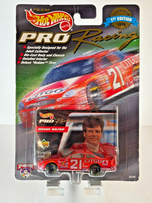 Michael  Waltrip #21 CITGO 1998 Hot Wheels Pro Racing Collector 1st Edition 1/64