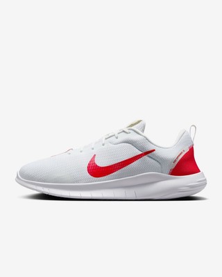 Men s Nike Flex Experience Run 12 Shoe-White/University Red