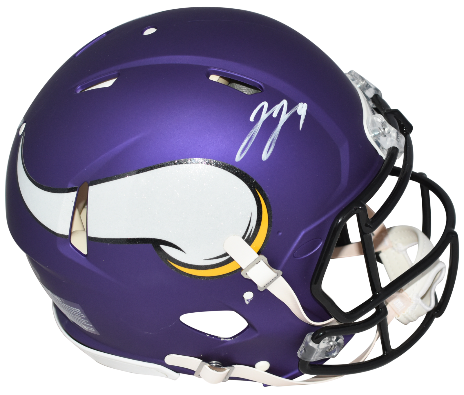 JJ McCarthy Autographed Signed Minnesota Vikings AUTHENTIC SPEED HELMET BECKETT 