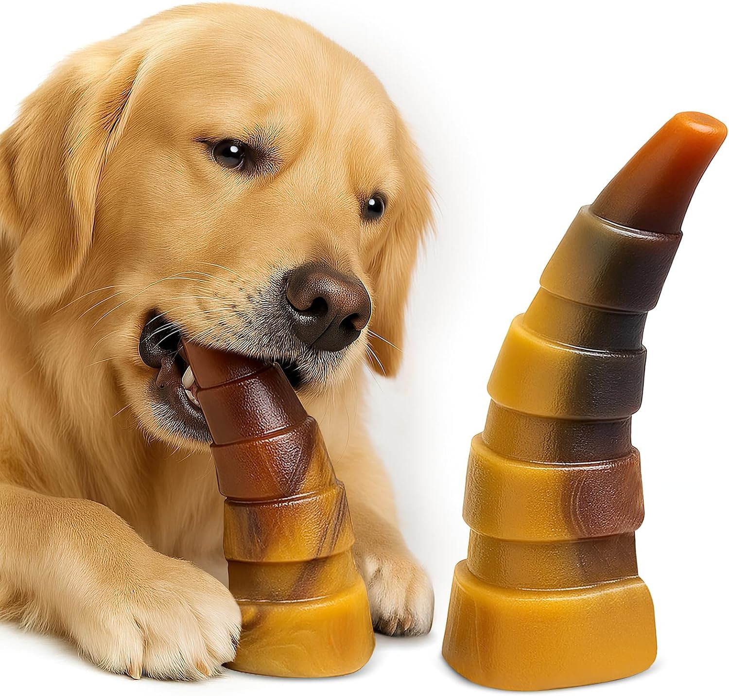 For Aggressive Chewers, 2 Pack Indestructible Toys For Large