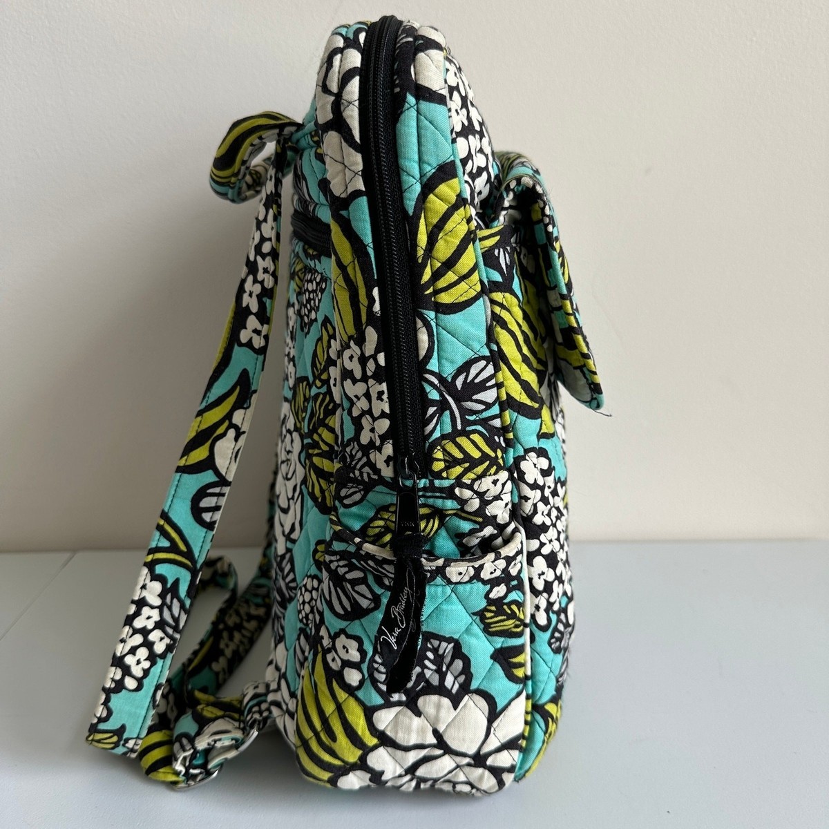 Vera Bradley Island Blooms Small Quilted Backpack Daily 
