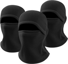 Winter Fleece Balaclava Ski Mask Windproof Thermal Full Face Cover for Men  Wom