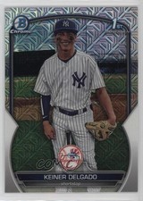 2023 Bowman Chrome Prospects Mega Box Mojo Refractor Keiner Delgado 10ou