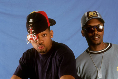 Rap duo DJ Jazzy Jeff The Fresh Prince appear in a portrait taken - Old Photo 24