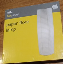 Wilko Paper Floor Lamp