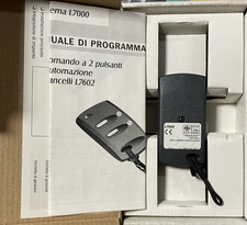 LOGISTY L7602 Telecomando a 2 pulsanti per automazione cancelli SISTEMA L7000