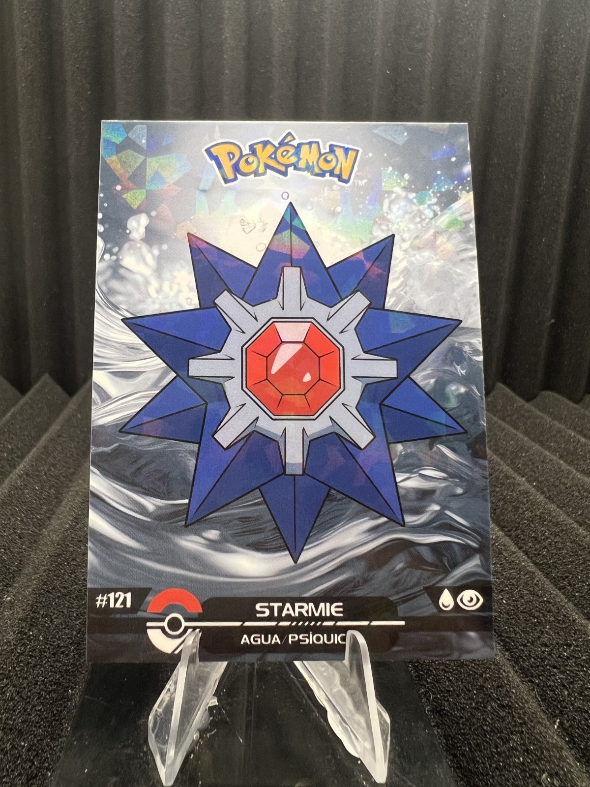 Starmie #121 - Cracked Ice Holo - Crystal Dark Black 2025 - Pokemon Card