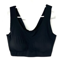 Bali Wirefree Bra Comfort Revolution Flex Fit Cool Seamless Black XL Intimates