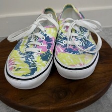 Vans ComfyCush Authentic Tie-Dye sneakers in the colorway Orchid/True White. 6