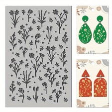 1pc Laserable Rubber for Stamp Engraving Machines Crafts Flower 100x65x3mm craft