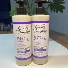 CAROL'S DAUGHTER - 2 x Luscious Moisture Conditioner, Black Vanilla 12OZ