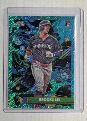BROOKS LEE 2025 TOPPS COSMIC CHROME ROOKIE AQUA EQUINOX RC /199 Q3967