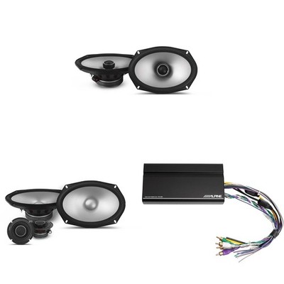 Alpine KTA-450 4 Ch.Power Pack Amp w/ S2-S69 & S2-S69C S-Series Speakers