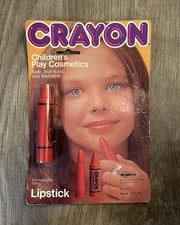 Vintage 1980 NOS Remco Children s Play Cosmetics Strawberry Twirl Lipstick