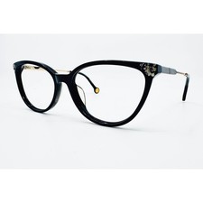 Carolina Herrera Eyeglasses Womens Black Cat ...