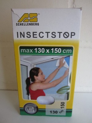 Schellenberg Insectstop 130x100cm Fliegengitter Fenster Weiss OVP NEU
