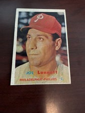 1957 Topps #241 Joe Lonnett Rookie Card. EX(pl). rookie card picture