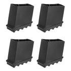 4pcs Rubber Ladder Feet Rest Mats Household Non-Skid Feet Covers Accessory