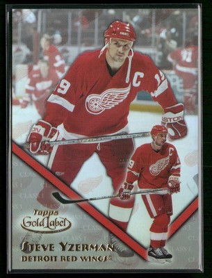 2000-01 Topps Gold Label #79 Steve Yzerman