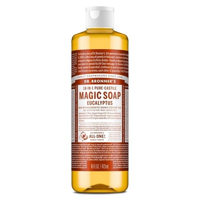 DR BRONNERS Liquid Soap Eucalyptus, Flüssigseife Eukalyptus 475 ml - 