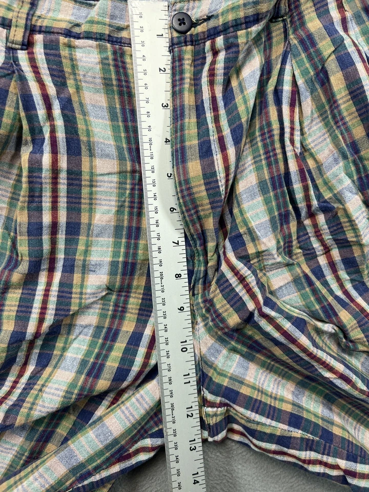 Pantalones Cortos INC International Concepts Para Hombre 36 Azul Multicolor A Cuadros Chino Informal Hombres Foto 3 de 4