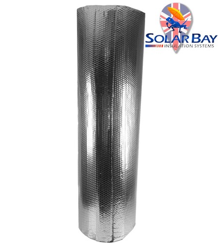 30m2 Solar Bay Double Foil Single Bubble Insulation Home Loft Caravan Van - Picture 7 of 8