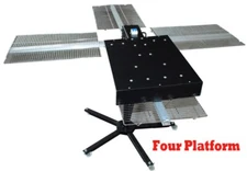 Four-platform Floor-standing Rotary Dyer for Screen Printing Flash Dryer 110V