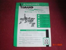 ANCIEN  PROSPECTUS  PUBLICITAIRE  CHARRUES  VIGNERONNES   PORTEES   VIAUD   
