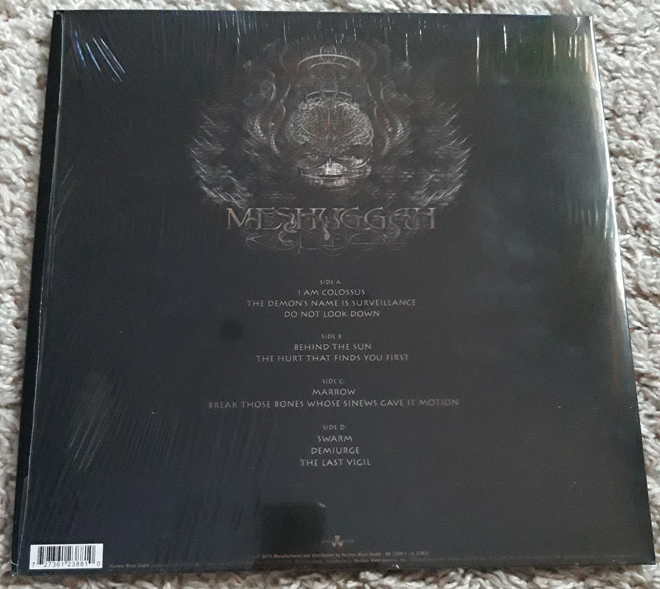 MESHUGGAH Koloss 2x 180gVinyl Double LP 33RPM 12" Nuclear Blast 2012 OVP NEU 1st - Bild 3 von 4