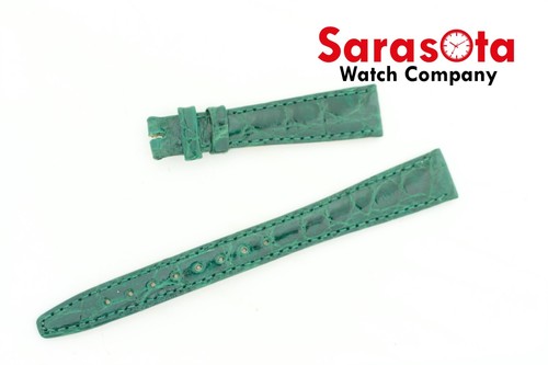 Tiffany&Co. Austria Green Crocodile 13mm Short/Regular/Long Length Watch Band - Picture 4 of 12