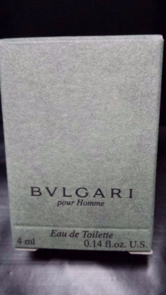 Bvlgari Pour Homme от Bvlgari мужской мини 0,12 унций/4 мл сплэш туалетная вода новый в коробке - Изображение 3 из 3