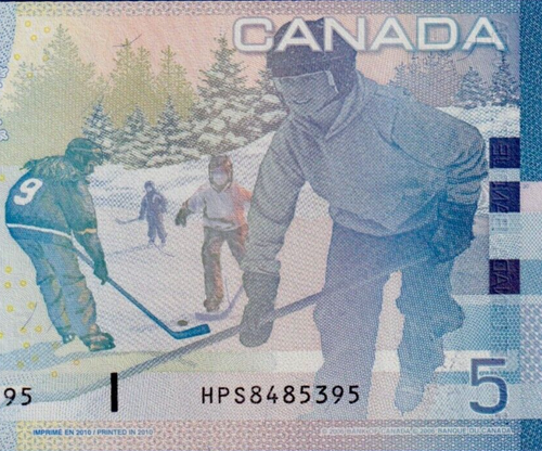 Canada $5 (2006/10) - BC-67b-i / P-101Ad aUNC/UNC Banknote - HPS8485395 - Picture 3 of 4