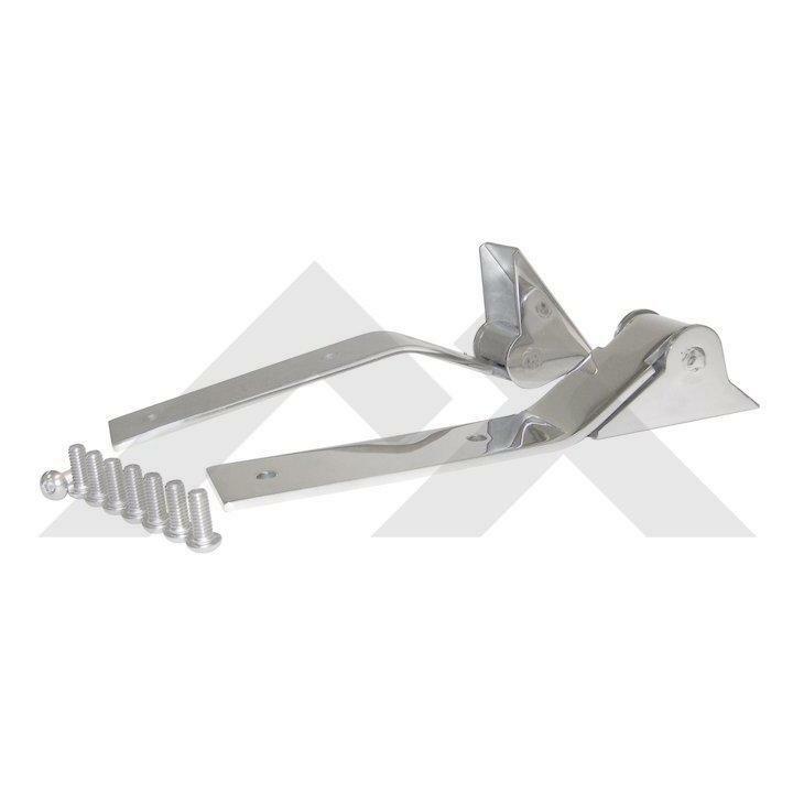Charnières de hayon en inox brossé de qualité marine haute résistance pour pick-up