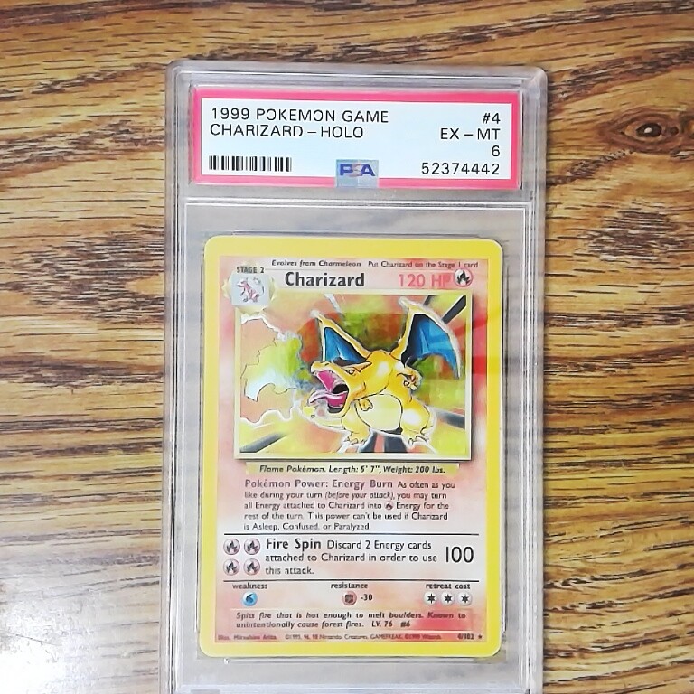 Charizard 4/102 BASE Graded Pokemon Card - PSA 6 EX - NM | eBay