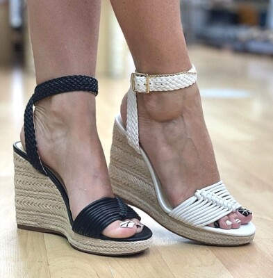 Jessica Simpson Talise High Wedge Platform Strappy Open Toe Sandal