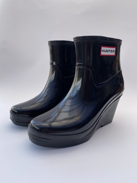 hunter wedge wellies