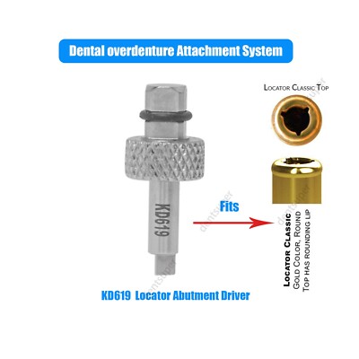 Dental Locator Abutment Components 3-In-1 Core Tool Torque Driver