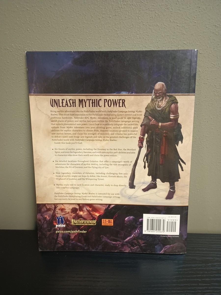 Pathfinder Campaign Setting: Mythic Realms Staff, Paizo Paizo Inc