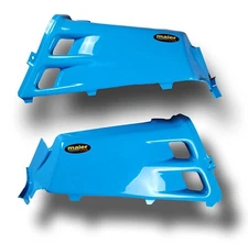 NEW YAMAHA YFZ 350 BANSHEE ELECTRIC BLUE PLASTIC GAS TANK COVER PLASTICS