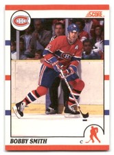 Bobby Smith 1990 Score Canadian HOCKEY #61 Montreal Canadiens