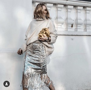 silver sequin skirt uk